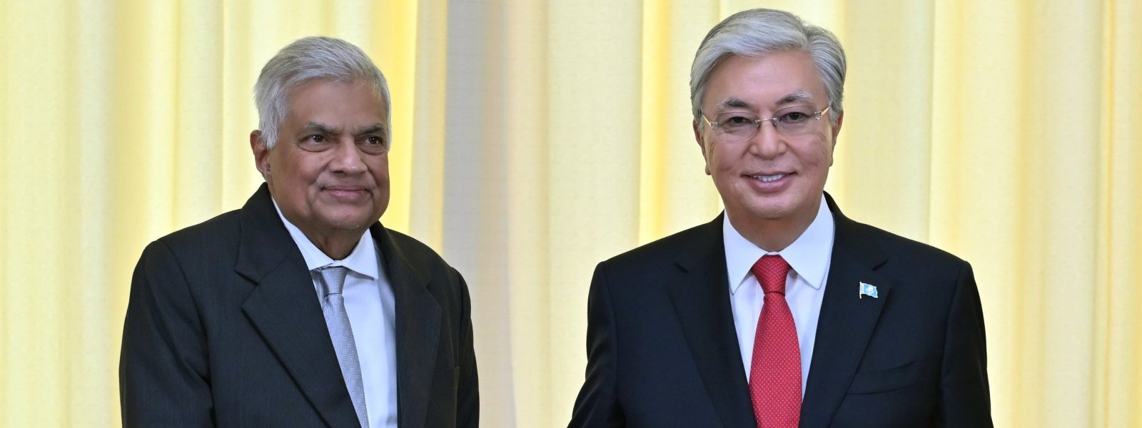 Ranil meets Kazakhstan President in Berlin